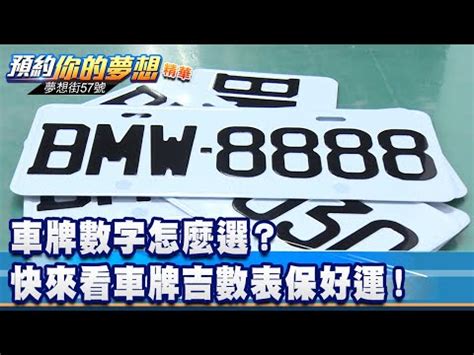 車牌 選號 吉凶|選牌技巧知多少！從數字五行解析車牌吉凶